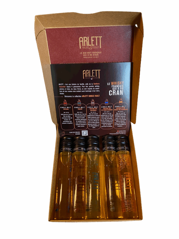 COFFRET WHISKY ARLETT 5X5CL