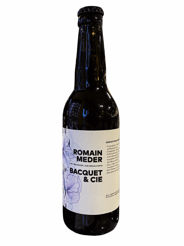 BRASSERIE BACQUET & CIE BIERE ROMAIN MEDER X