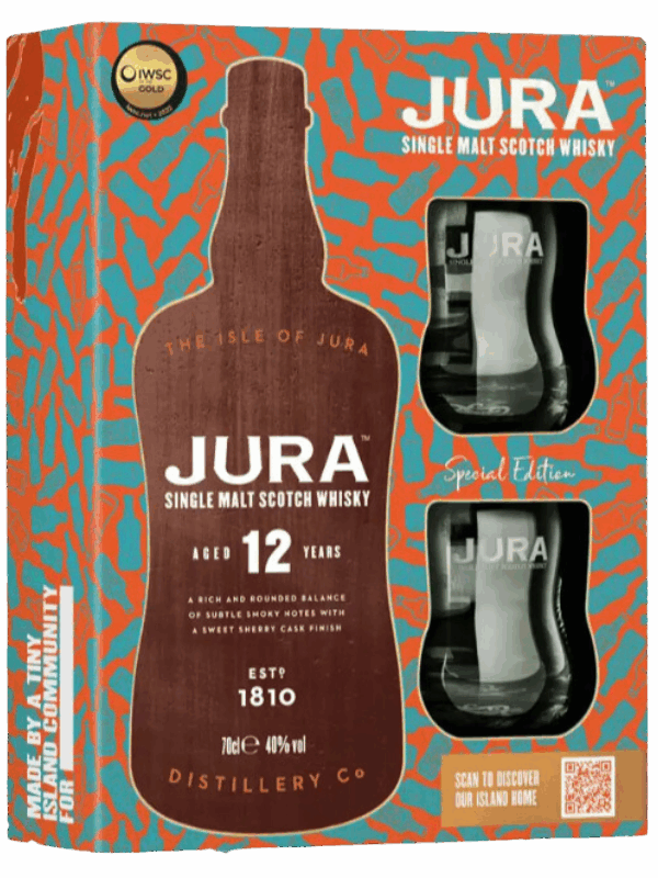JURA 12 ans Coffret 2 Verres