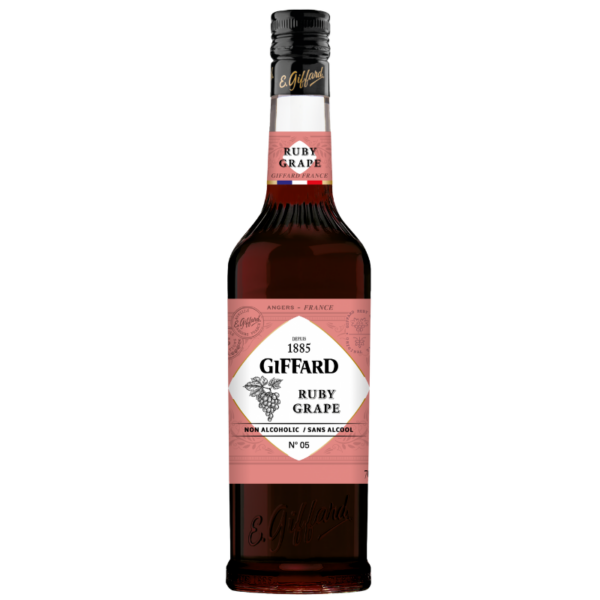 BOISSON AROMATISEE SANS ALCOOL- GIFFARD - RUBY GRAPPE