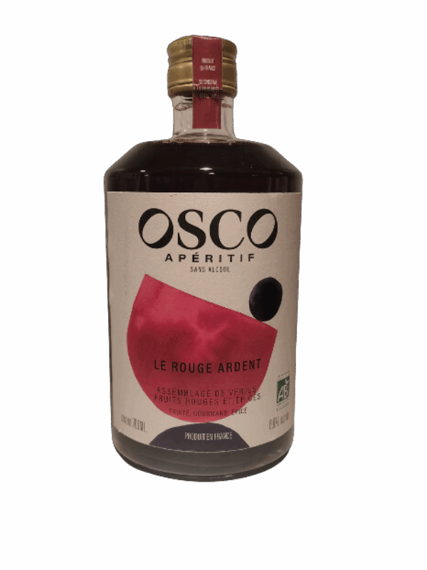 OSCO LE ROUGE ARDENT APERITIF SANS ALCOOL