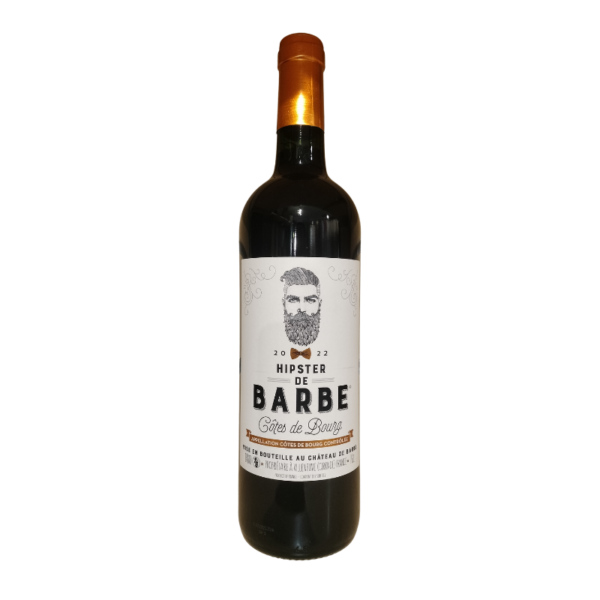 AOP COTES DE BOURG ROUGE HIPSTER DU CHATEAU DE BARBE 2022
