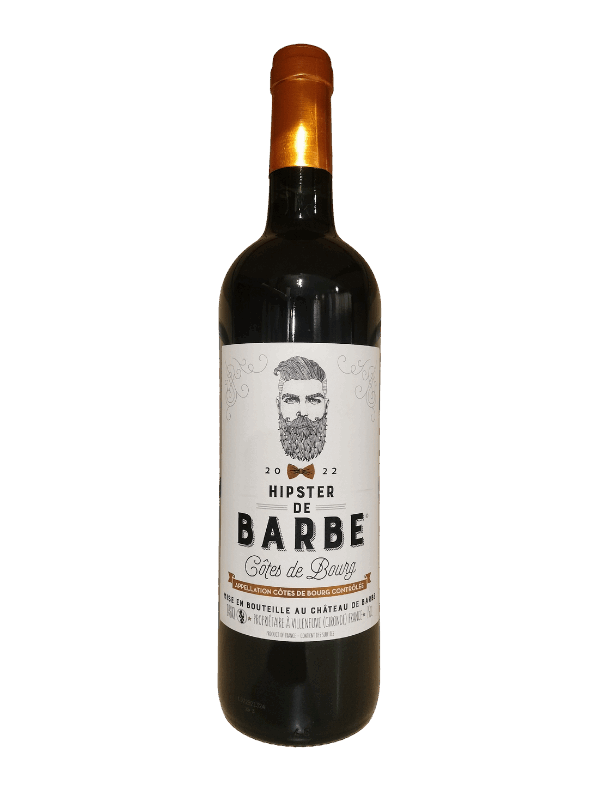 AOP COTES DE BOURG ROUGE HIPSTER DU CHATEAU DE BARBE 2022