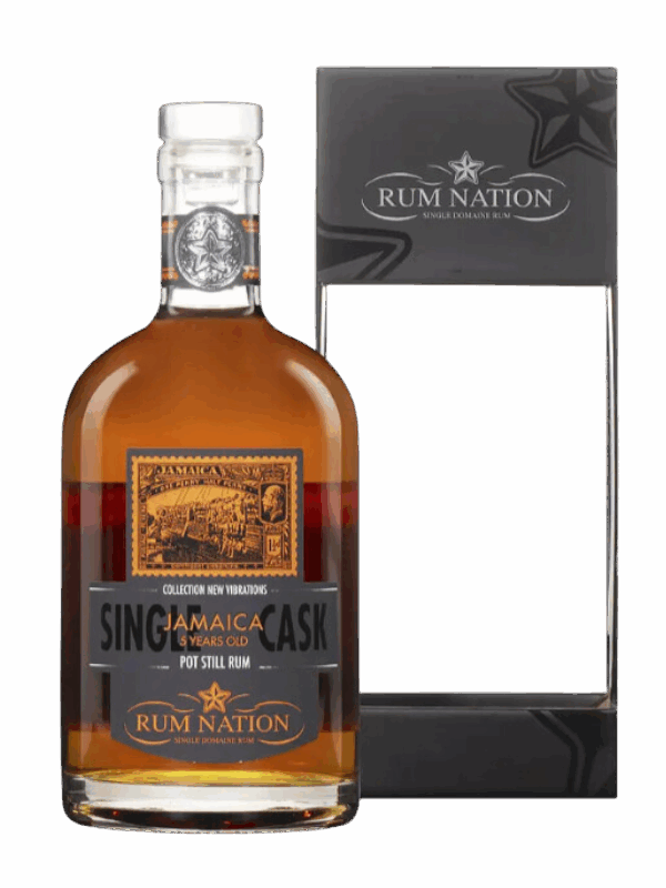 RUM NATION 5 ANS 2017 JAMAICA SINGLE CASK PX WHISKY CASK NEW VIBRATIONS