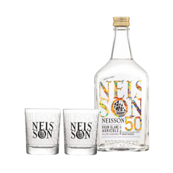 NEISSON COFFRET TI-PUNCH BLANC & 2 VERRES