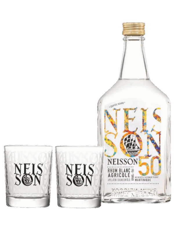 NEISSON COFFRET TI-PUNCH BLANC & 2 VERRES