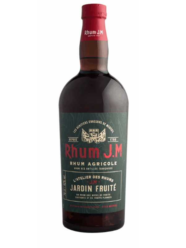 RHUM AGRICOLE MARTINIQUE JM JARDIN FRUITE