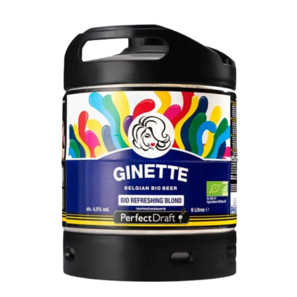 GINETTE LAGER 4,5% PERFECT DRAFT 6L (hors consigne)