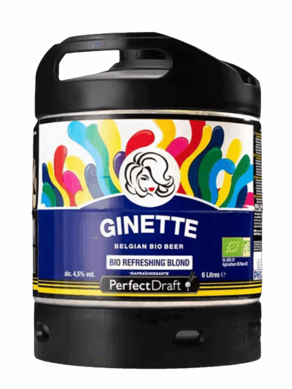 GINETTE LAGER 4,5% PERFECT DRAFT 6L (hors consigne)