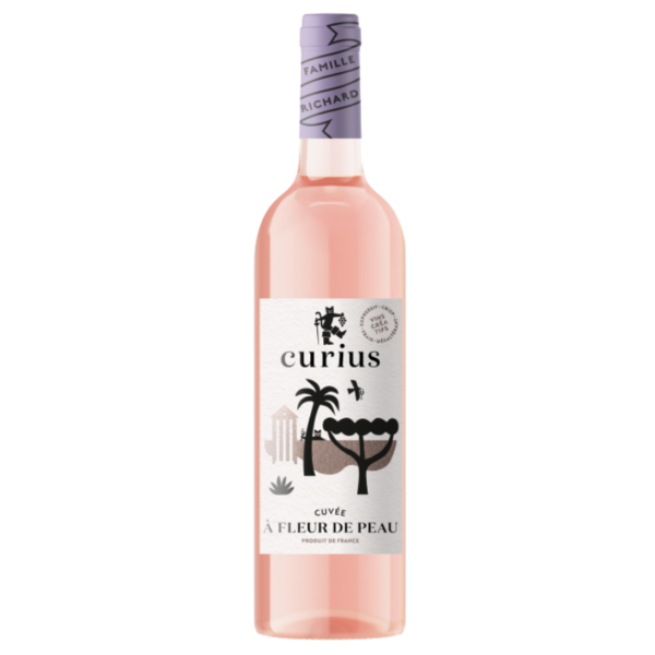 VIN DE FRANCE CURIUS ROSE TENDRE A FLEUR DE PEAU