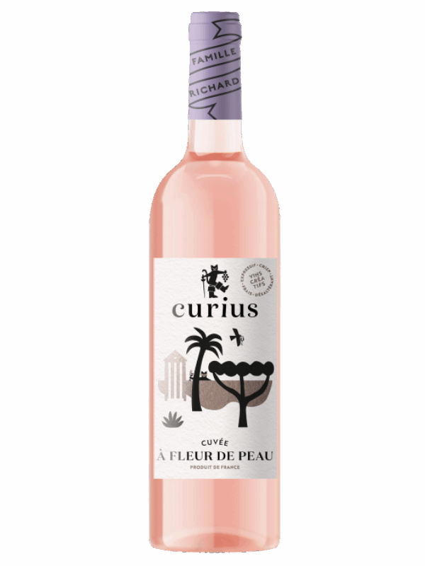 VIN DE FRANCE CURIUS ROSE TENDRE A FLEUR DE PEAU