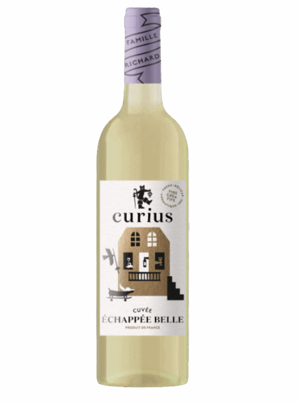 VIN DE FRANCE CURIUS BLANC SEC ECHAPPEE BELLE