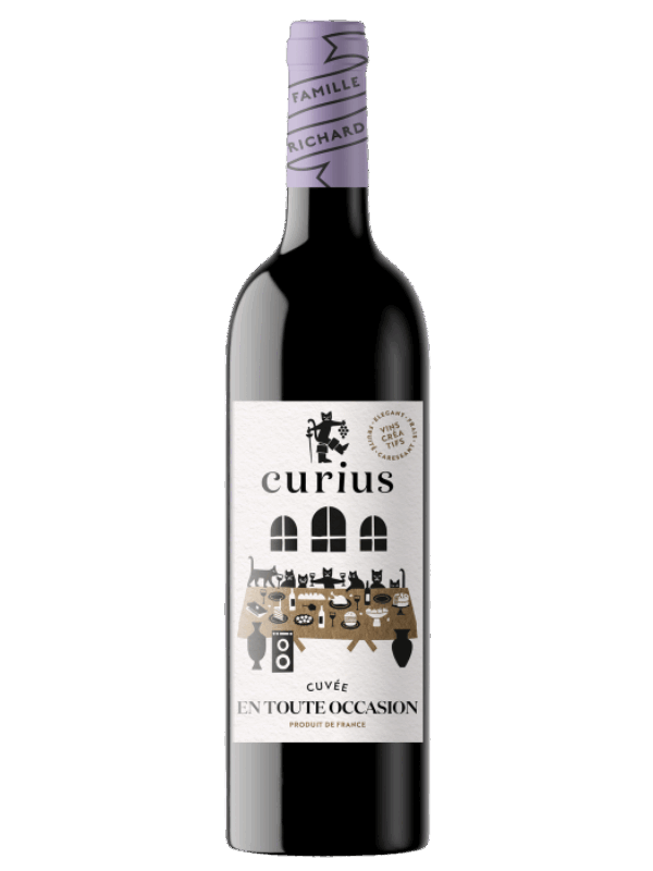 VIN DE FRANCE CURIUS ROUGE GOURMAND EN TOUTE OCCASION