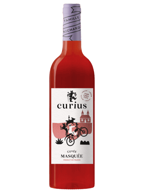 VIN DE FRANCE CURIUS ROUGE CLAIR CUVEE MASQUEE