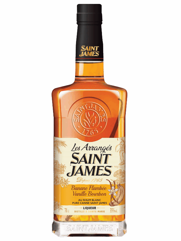 RHUM ARRANGÉ BANANE FLAMBÉE & VANILLE BOURBON SAINT JAMES