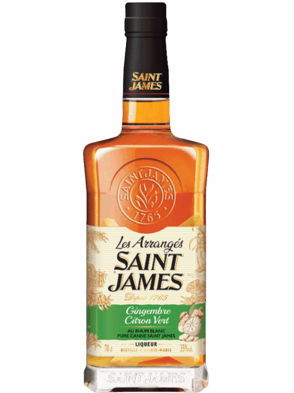 RHUM ARRANGÉ GINGEMBRE & CITRON VERT SAINT JAMES