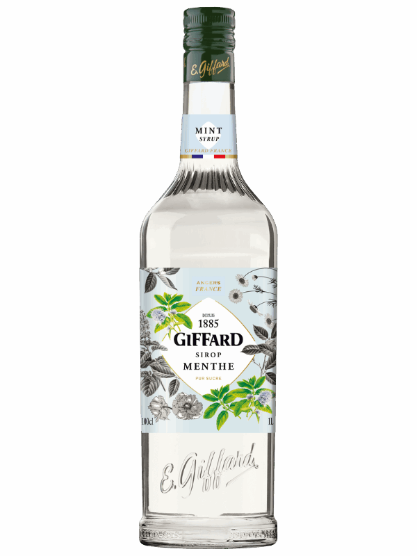 SIROP MENTHE TRANSPARENTE 1L GIFFARD