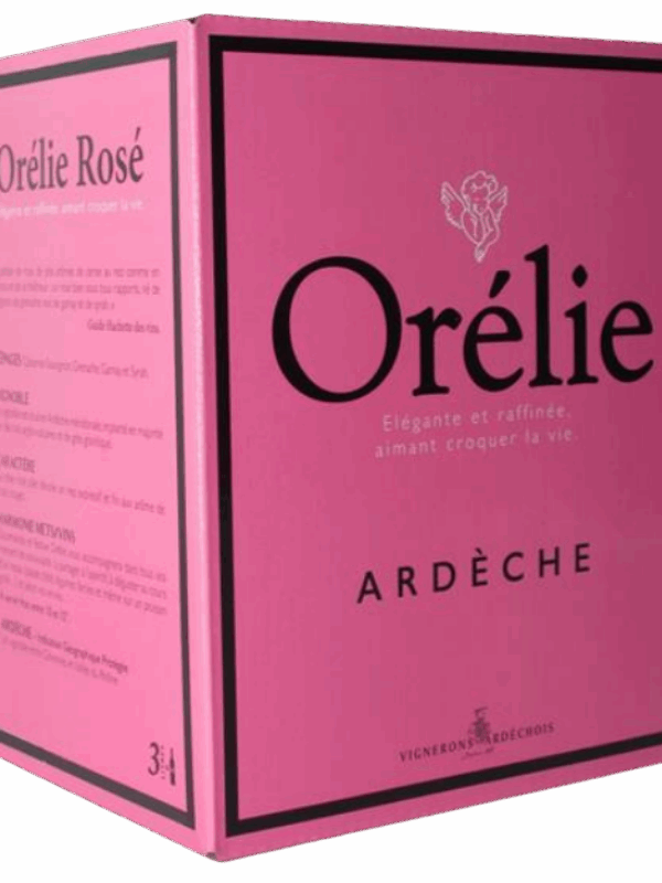 BIB 3 L IGP ARDECHE ROSE LE CUBE ORELIE GAMAY/SYRAH/GRENACHE