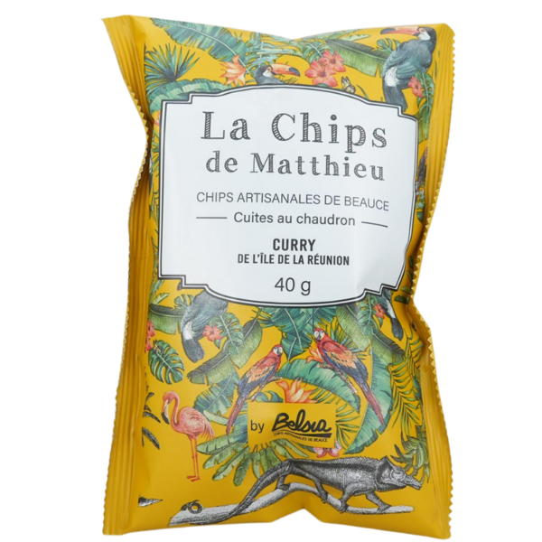 BELSIA CHIPS CURRY "Matthieu" 150G