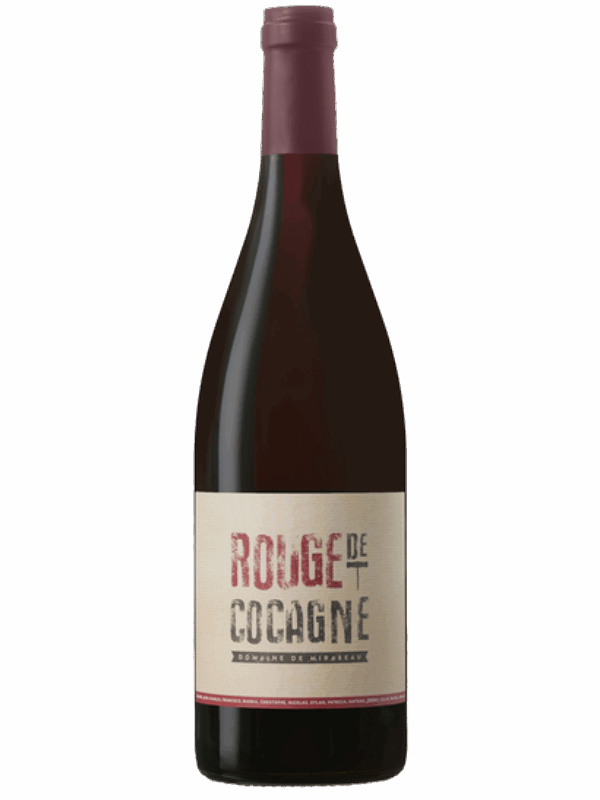 IGP HERAULT COLLINES DE LA MOURE ROUGE DE COCAGNE CINSAULT
