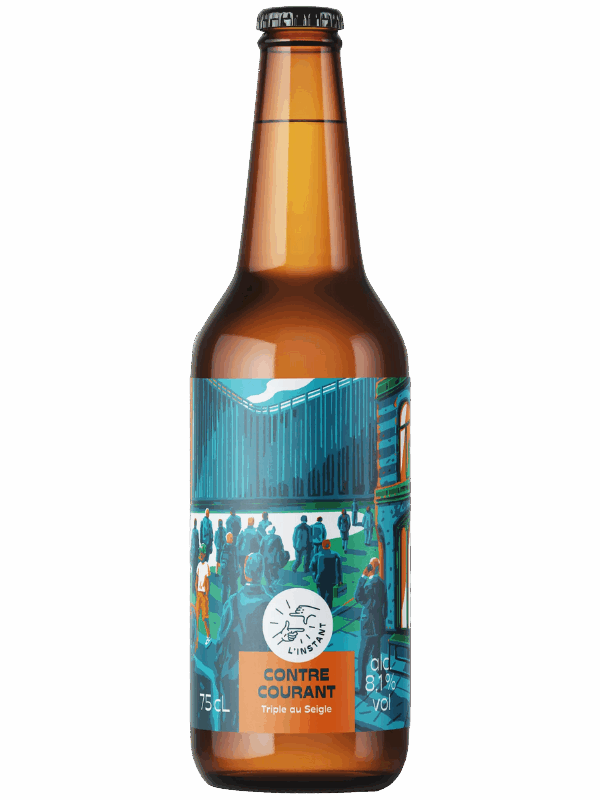 BIERE IDF BRASSERIE L'INSTANT CONTRE COURANT TRIPLE AU SEIGLE