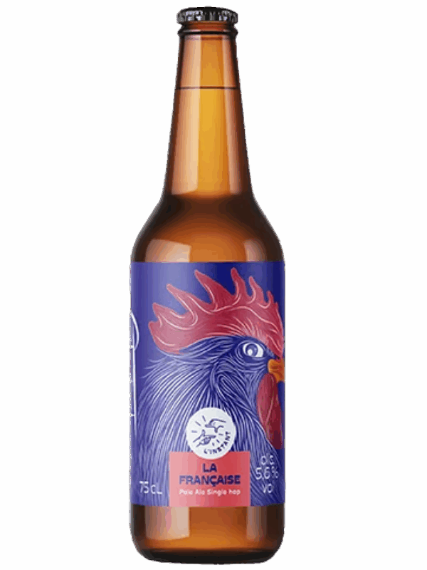 BIERE IDF BRASSERIE L'INSTANT PALE ALE SINGLE HOP LA FRANCAISE 33CL 5.3%