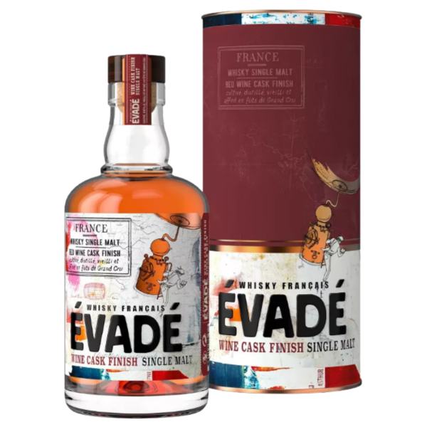 WHISKY FRANCE SINGLE MALT EVADE RED WINE CASK SERIE LIMITEE