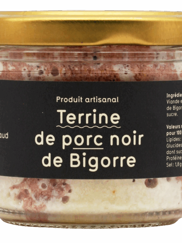 MAISON ARGAUD TERRINE DE PORC NOIR DE BIGORRE BOCAL 100g