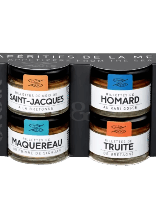 GROIX & NATURE COFFRET MINI RILLETTES DE LA MER 4*30G
