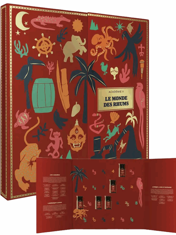 CALENDRIER DE L'AVENT Le Monde des Rhums Coffret 25 x 2cl