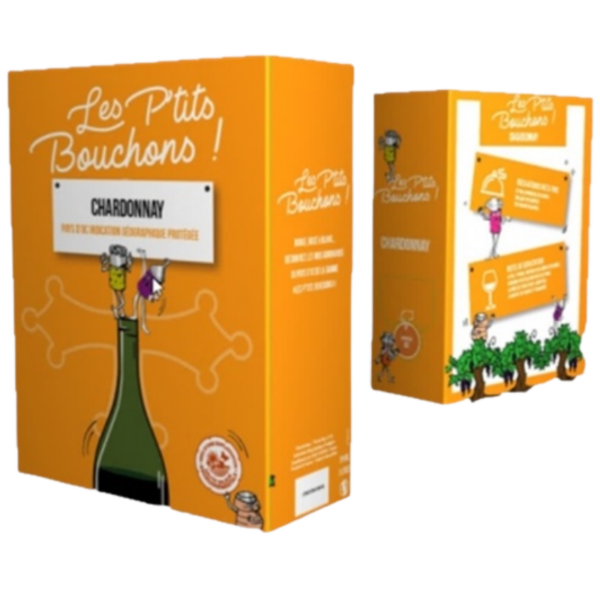 IGP PAYS D’OC CHARDONNAY – LES PETITS BOUCHONS – BIB 3 L