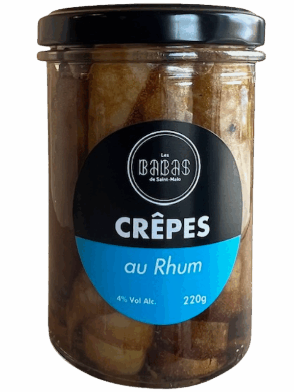 Crepes Rhum Vanille LES BABAS DE SAINT MALO