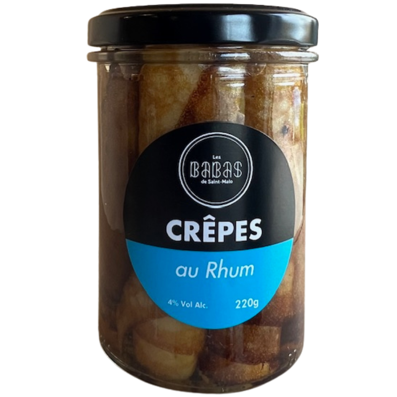 Crepes Rhum Vanille LES BABAS DE SAINT MALO