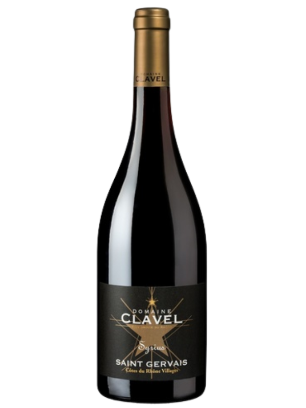 AOP COTES DU RHONE VILLAGES SAINT GERVAIS SYRIUS DOMAINE CLAVEL