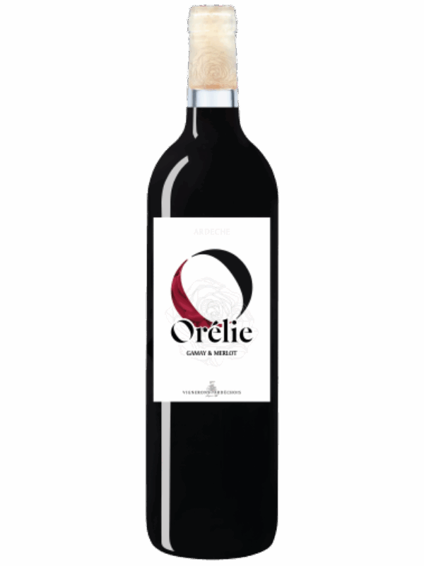 IGP ARDECHE ROUGE ORELIE MERLOT GAMAY 2024