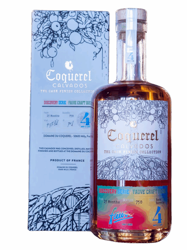 CALVADOS COQUEREL 6 ANS FINITION BIERE FAUVE 40,5°