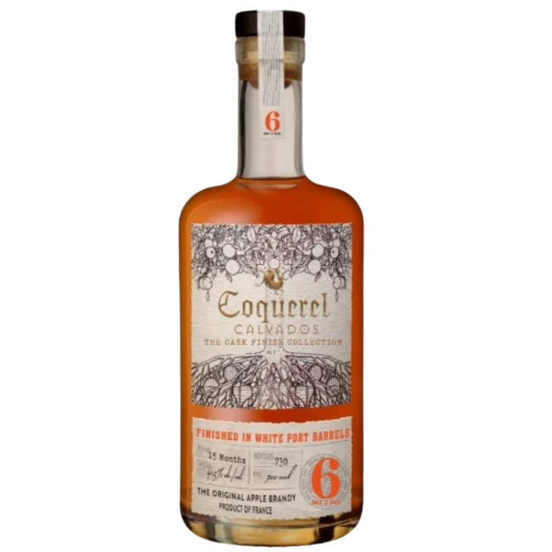 CALVADOS COQUEREL 6 ANS FINITION PORTO 70CL 40,5°