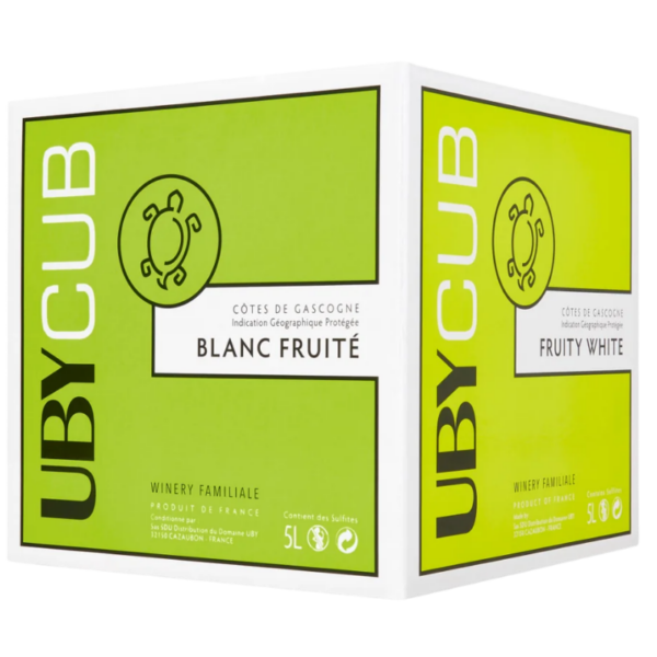 IGP COTES DE GASCOGNE - UBY CUB BLANC - BIB 5L