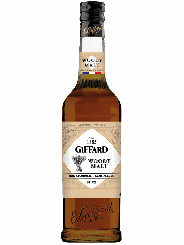 BOISSON AROMATISEE SANS ALCOOL WOODY MALT GIFFARD