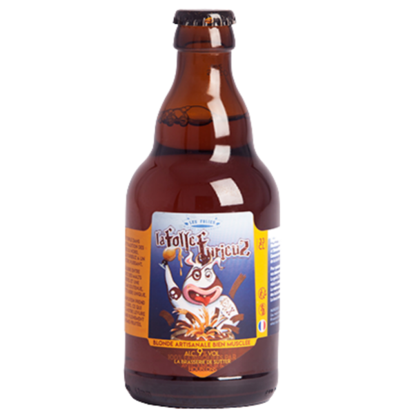 BIERE BLONDE - BRASSERIE DE SUTTER - TRIPLE FOLLE FURIEUZ