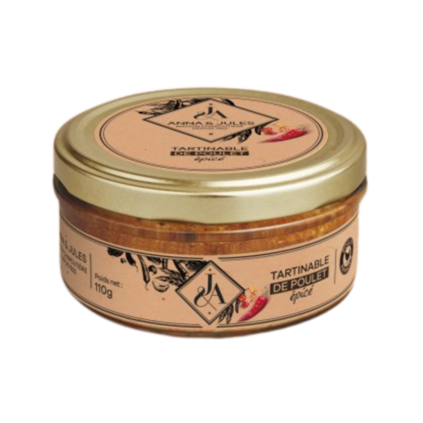 ANNA & JULES – TARTINABLE POULET ÉPICÉ