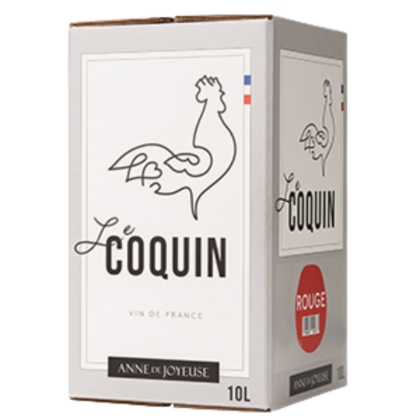 VIN DE FRANCE LE COQUIN ROUGE BIB 10L