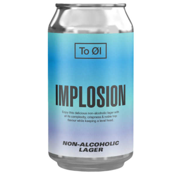 BIERE LAGER SANS ALCOOL - TO Øl CITY - IMPLOSION