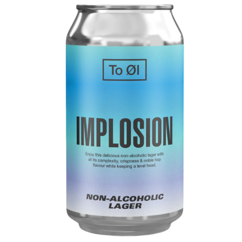 BIERE LAGER SANS ALCOOL - TO Øl CITY - IMPLOSION