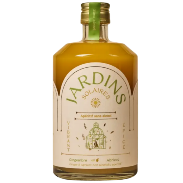 JARDINS SOLAIRES - APERITIF SANS ALCOOL - GINGEMBRE & ABRICOT