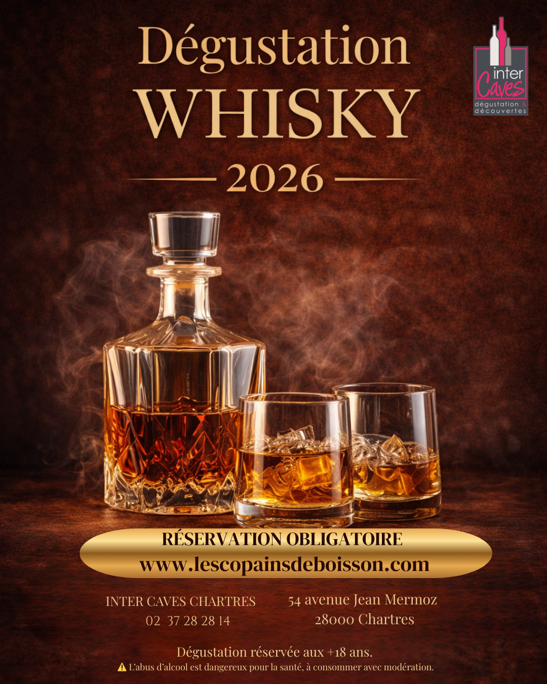 Dégustation Whisky - Inter Caves Chartres