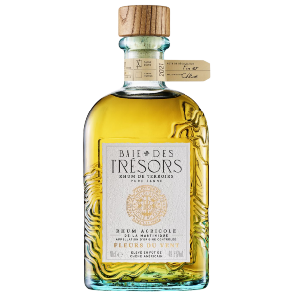 RHUM AGRICOLE MARTINIQUE - BAIE DES TRESORS - FLEURS DU VENT