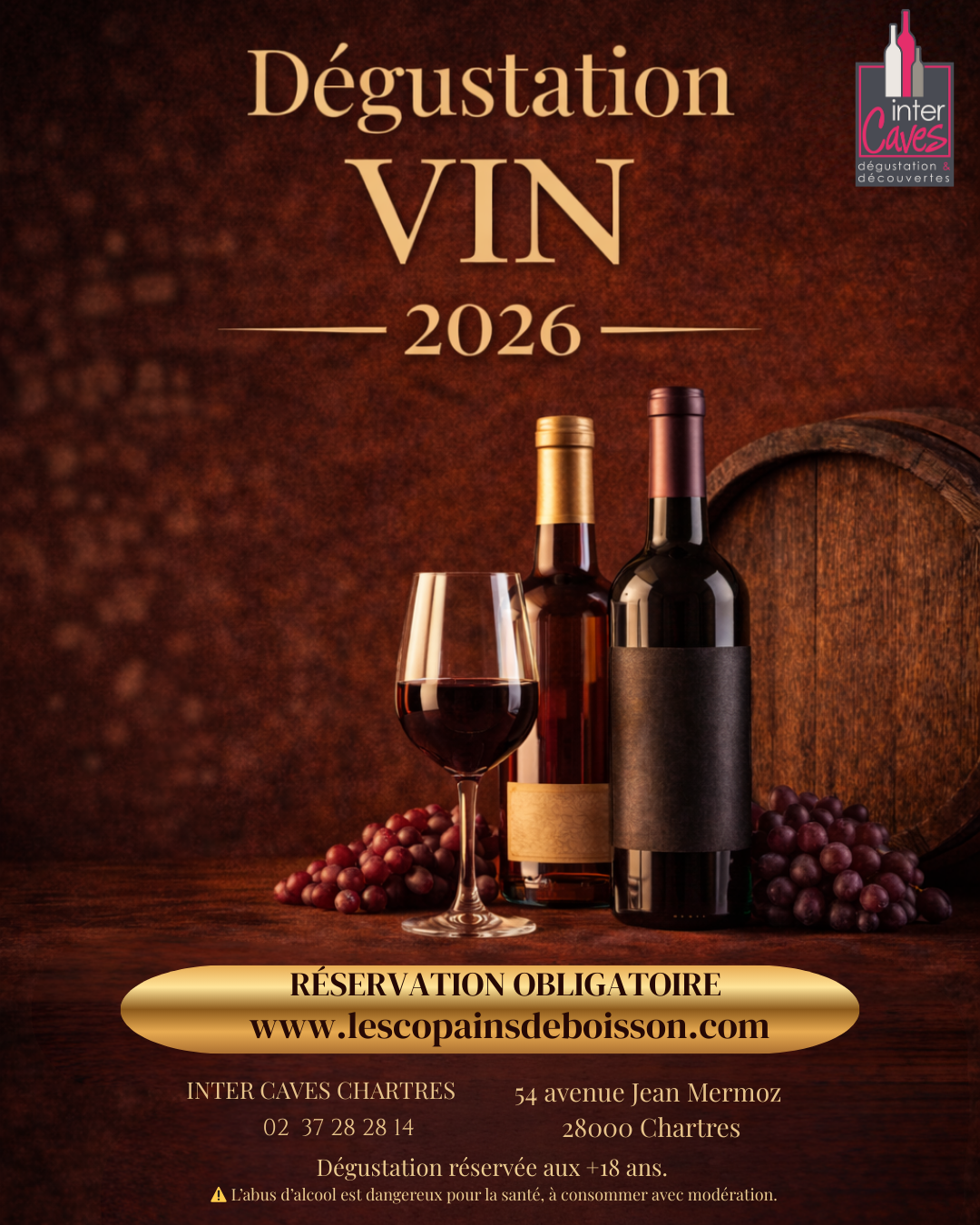 Dégustation Vins - Inter Caves Chartres