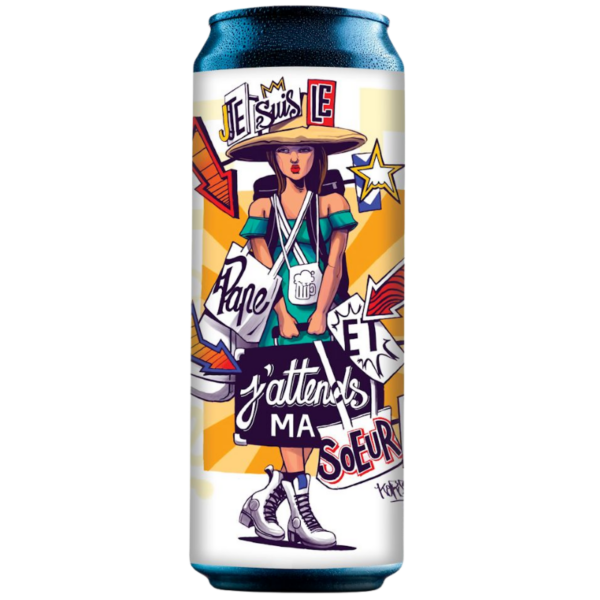 BIERE DIPA - BRASSERIE DE SUTTER - JE SUIS LE PAPE ET J'ATTENDS MA SOEUR