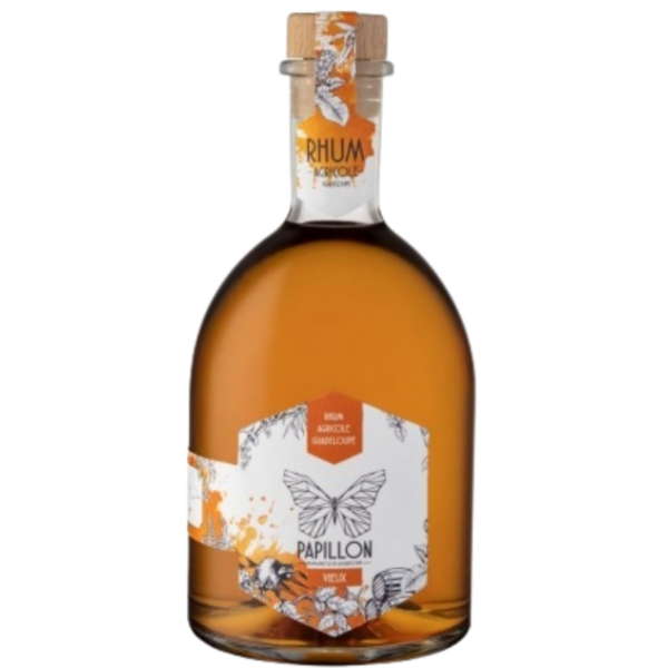 RHUM AGRICOLE GUADELOUPE - PAPILLON - VIEUX
